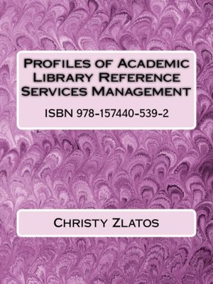 cover image of Profiles of Academic Library Reference Services Management